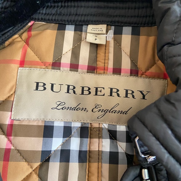 Burberry Jackets & Blazers - Burberry Finsbridge Belted Quilted Check Jacket